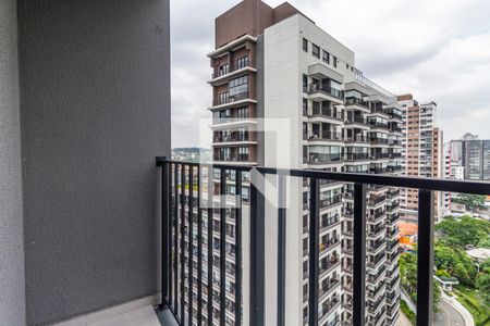 Varanda de apartamento à venda com 1 quarto, 27m² em Pinheiros, São Paulo