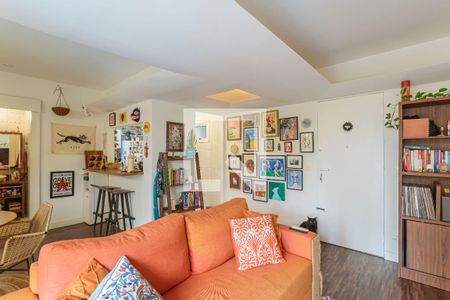Sala de apartamento à venda com 1 quarto, 60m² em Moema, São Paulo