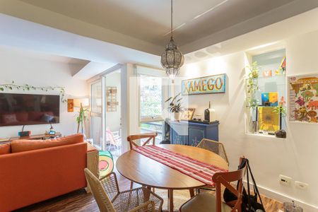 Sala de apartamento à venda com 1 quarto, 60m² em Moema, São Paulo