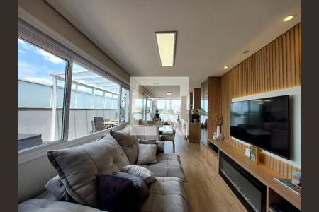 Sala de apartamento para alugar com 2 quartos, 120m² em Campo Grande, São Paulo