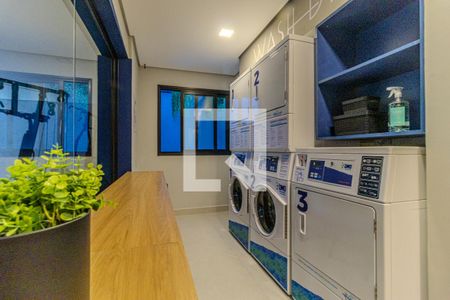 Studio para alugar com 25m², 1 quarto e sem vagaLavanderia