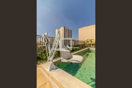 Studio para alugar com 25m², 1 quarto e sem vagaPiscina