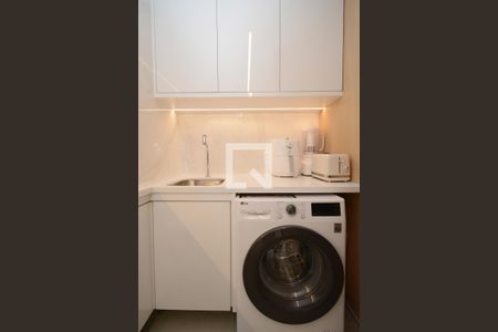 Apartamento à venda com 34m², 1 quarto e 1 vagaDetalhe da area de serviço