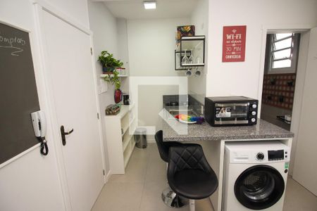 Apartamento à venda com 35m², 1 quarto e sem vaga Apartamento à venda com 35m², 1 quarto e sem vagaCozinha e Área de Serviço