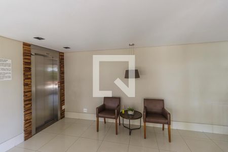 Apartamento à venda com 90m², 3 quartos e 2 vagasHall social