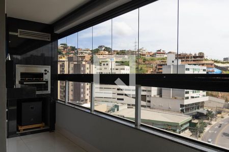 Varanda de apartamento para alugar com 3 quartos, 101m² em Buritis, Belo Horizonte