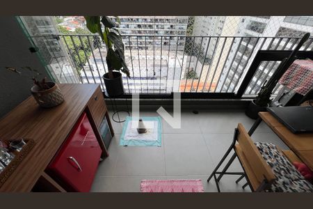 Varanda de apartamento à venda com 2 quartos, 52m² em Pinheiros, São Paulo