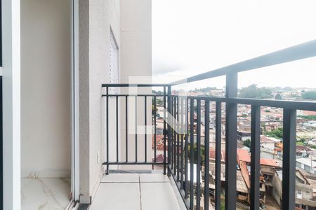Varanda da Sala de apartamento para alugar com 2 quartos, 55m² em Vila Santa Maria, Poá