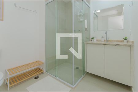 Banheiro de kitnet/studio à venda com 1 quarto, 27m² em Vila São José, São Paulo