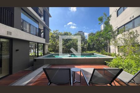 Studio à venda com 24m², 1 quarto e sem vaga Studio à venda com 24m², 1 quarto e sem vagaPiscina