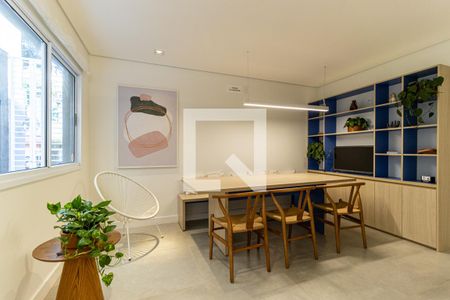 Studio à venda com 25m², 1 quarto e sem vagaCoworking