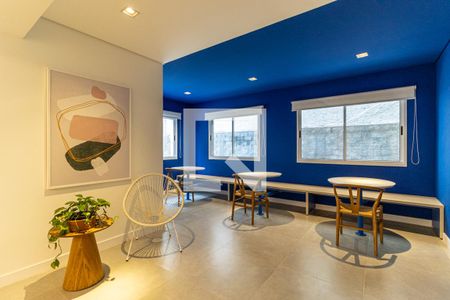 Studio à venda com 25m², 1 quarto e sem vagaSalão de Festas