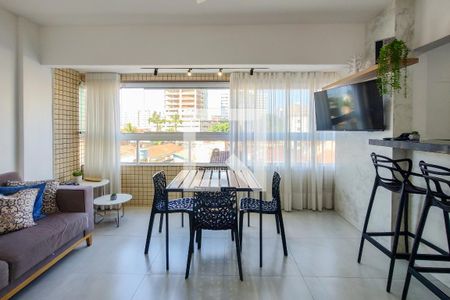 Sala de apartamento para alugar com 3 quartos, 88m² em Aviação, Praia Grande