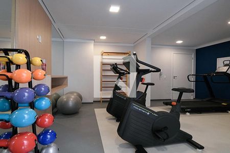Apartamento à venda com 28m², 1 quarto e sem vaga Apartamento à venda com 28m², 1 quarto e sem vagaÁrea comum - Academia