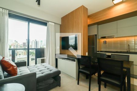 Sala de apartamento para alugar com 1 quarto, 42m² em Boa Vista, Porto Alegre
