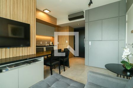 Sala de apartamento para alugar com 1 quarto, 42m² em Boa Vista, Porto Alegre