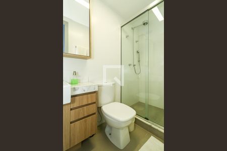 Banheiro da Suíte de apartamento para alugar com 1 quarto, 42m² em Boa Vista, Porto Alegre