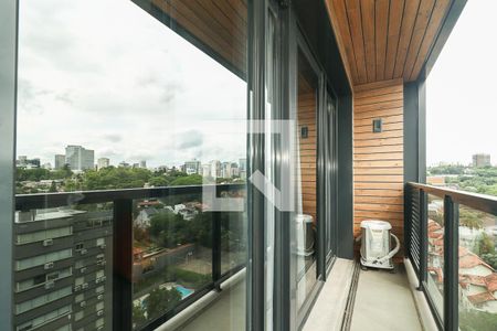 Varanda de apartamento para alugar com 1 quarto, 42m² em Boa Vista, Porto Alegre