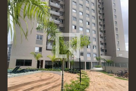 Fachada Prédio e Jardim de apartamento à venda com 2 quartos, 52m² em Jardim Riacho das Pedras, Contagem