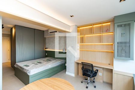 Varanda de kitnet/studio para alugar com 1 quarto, 32m² em Jardim das Acacias, São Paulo