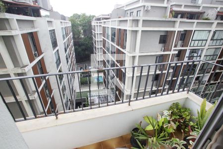 Varanda da Sala de apartamento à venda com 1 quarto, 60m² em Tanque, Rio de Janeiro