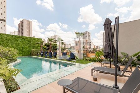 Piscina de apartamento para alugar com 1 quarto, 33m² em Campo Belo, São Paulo