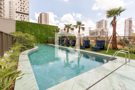 Piscina de apartamento para alugar com 1 quarto, 33m² em Campo Belo, São Paulo