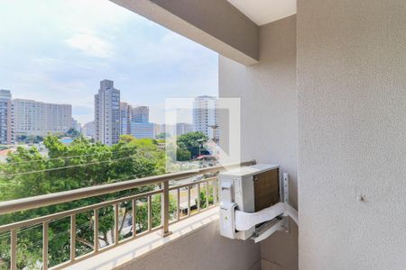 Varanda da Sala de apartamento para alugar com 1 quarto, 33m² em Campo Belo, São Paulo