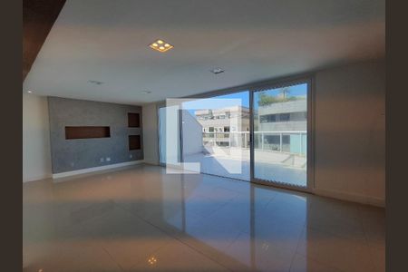 Sala 1  de apartamento à venda com 5 quartos, 330m² em Recreio dos Bandeirantes, Rio de Janeiro