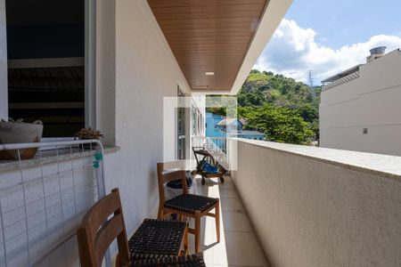 Sala Varanda de apartamento para alugar com 2 quartos, 69m² em Tijuca, Rio de Janeiro
