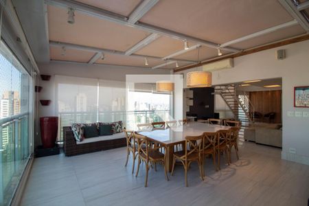 Sala de Jantar de apartamento à venda com 2 quartos, 171m² em Campo Belo, São Paulo