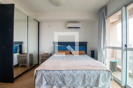 Sala/Quarto de apartamento para alugar com 1 quarto, 32m² em Brooklin, São Paulo