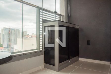 Varanda de kitnet/studio para alugar com 1 quarto, 26m² em Vila Clementino, São Paulo