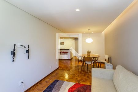 Sala de apartamento para alugar com 2 quartos, 84m² em Indianópolis, São Paulo