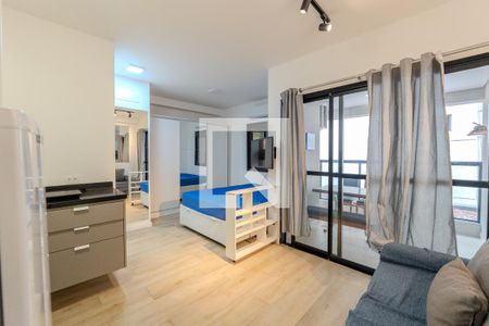 Sala de apartamento para alugar com 1 quarto, 35m² em Bela Vista, São Paulo