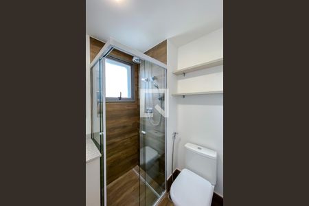 Banheiro Social de kitnet/studio para alugar com 1 quarto, 27m² em Vila Mariana, São Paulo