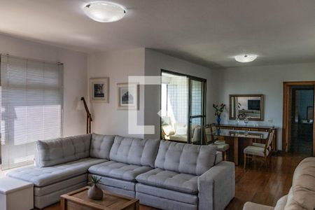 Sala de apartamento para alugar com 4 quartos, 146m² em Belvedere, Belo Horizonte