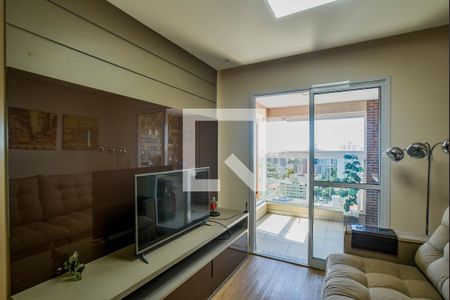 Sala de apartamento para alugar com 3 quartos, 74m² em Campestre, Santo André
