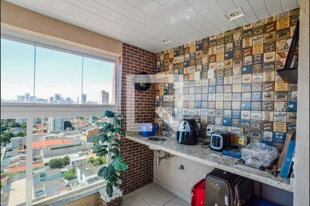 Varanda da Sala de apartamento para alugar com 3 quartos, 74m² em Campestre, Santo André