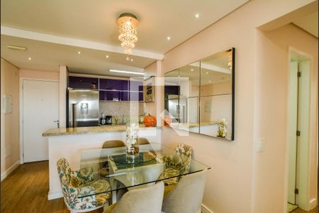 Sala de Jantar de apartamento para alugar com 3 quartos, 74m² em Campestre, Santo André