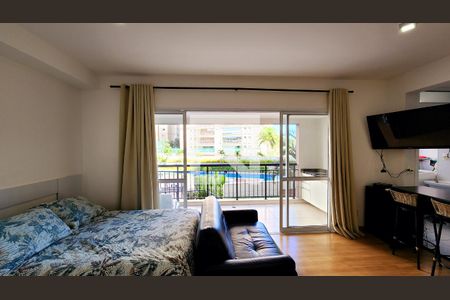 Sala/Quarto de apartamento para alugar com 1 quarto, 50m² em Centro, Jundiaí