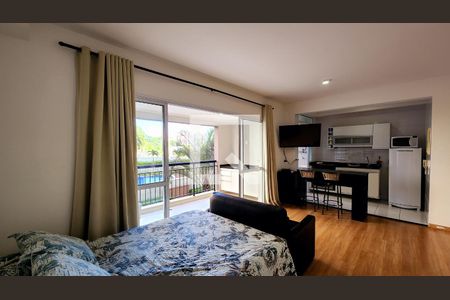 Sala/Quarto de apartamento para alugar com 1 quarto, 50m² em Centro, Jundiaí