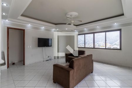 Sala de apartamento para alugar com 3 quartos, 200m² em Nova Mirim, Praia Grande