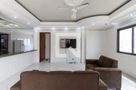 Sala de apartamento para alugar com 3 quartos, 200m² em Nova Mirim, Praia Grande