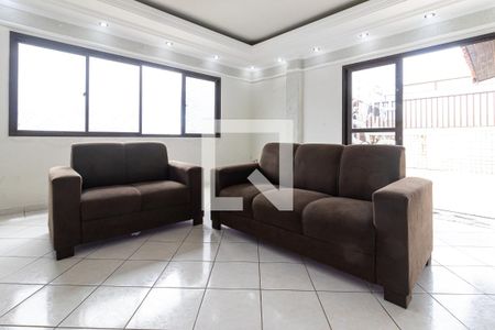 Detalhe da sala de apartamento para alugar com 3 quartos, 200m² em Nova Mirim, Praia Grande