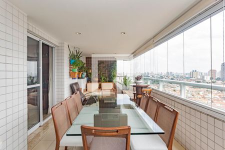 Varanda gourmet de apartamento à venda com 4 quartos, 136m² em Vila Dom Pedro I, São Paulo