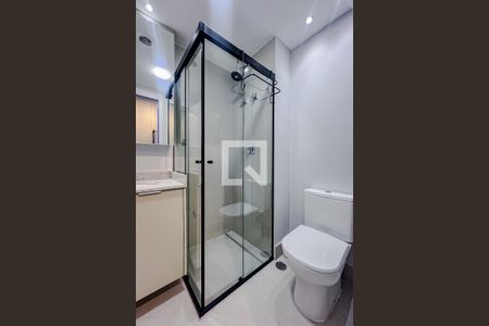 Banheiro de kitnet/studio para alugar com 1 quarto, 29m² em Vila Mariana, São Paulo