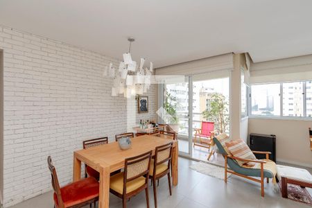Sala de apartamento à venda com 2 quartos, 82m² em Brooklin, São Paulo