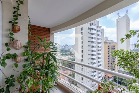 Varanda de apartamento à venda com 2 quartos, 82m² em Brooklin, São Paulo