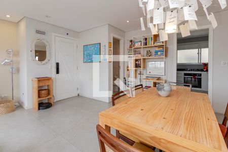 Sala de apartamento à venda com 2 quartos, 82m² em Brooklin, São Paulo